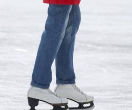 a person ice skating
