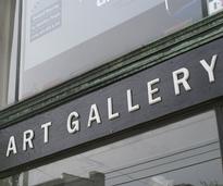 art gallery sign