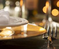 fine dining place setting