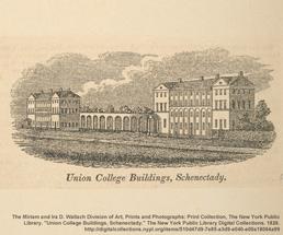 old etching of union college