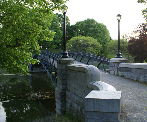 bridge in albany's washington park