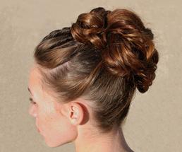 updo hairstyle for a wedding