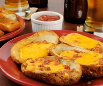 potato skins with cheese