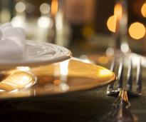 fine dining place setting