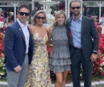 people dressed nicely at Saratoga Race Course