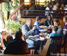 people dining at longfellows restaurant