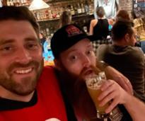 guys drinking beer