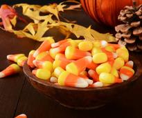 bowl of candy corn