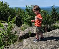 toddler on summit
