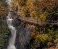 high falls gorge in the fall