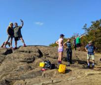 hikers on summit