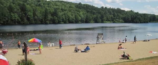 people at the beach