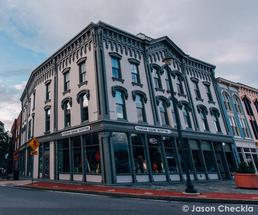 d.h. cowles and co building in downtown glens falls