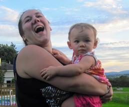mom and daughter