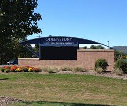 queensbury school district sign