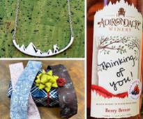 collage of gift items