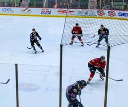 hockey game on ice