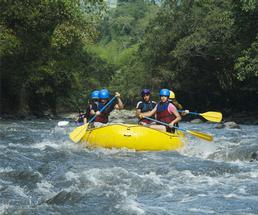 people rafting