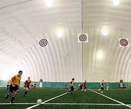 Indoor Soccer Game at The Dome at Adirondack Sports Complex