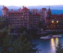 Mohonk Mountain House in the Hudson Valley at Night