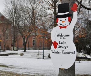 welcome to the winter carnival sign