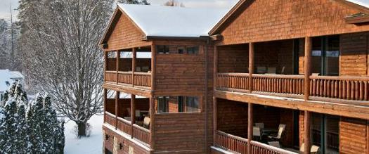 lodges in winter