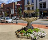 fountain in glens falls