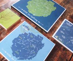 handmade adirondack maps