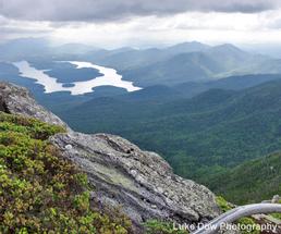 view from the summit of whiteface mountain