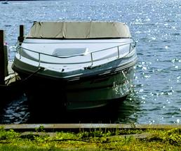 a boat docked