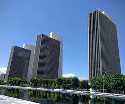 buildings at the Empire State Plaza