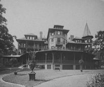 black and white historic photo of The Sagamore