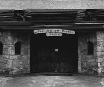 black and white photo of Fort William Henry