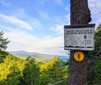 meade mountain sign at summit
