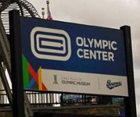 olympic center sign