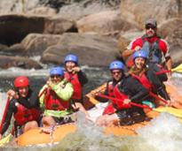 whitewater rafters in the adirondacks