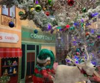 holiday window display