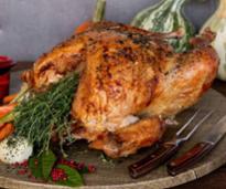 turkey stuffed with herbs