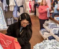 women shopping at vineyard vines