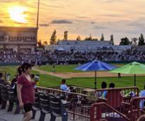 valleycats baseball game at the joe in troy