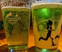 green st. patrick's day beer glasses