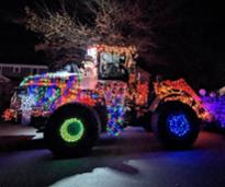 lighted tractor