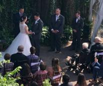outdoor wedding ceremony