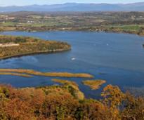 view from mount defiance in fall