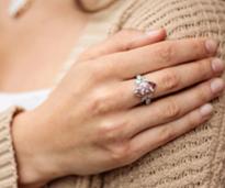 woman wearing a ring