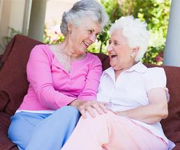 two older women friends