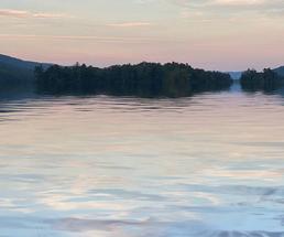 lake george at sunrise