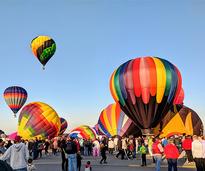 hot air balloons at the adirondack balloon festival
