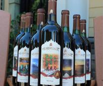 bottles of Adirondack Winery wine