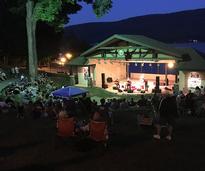 performance in an outdoor amphitheatre